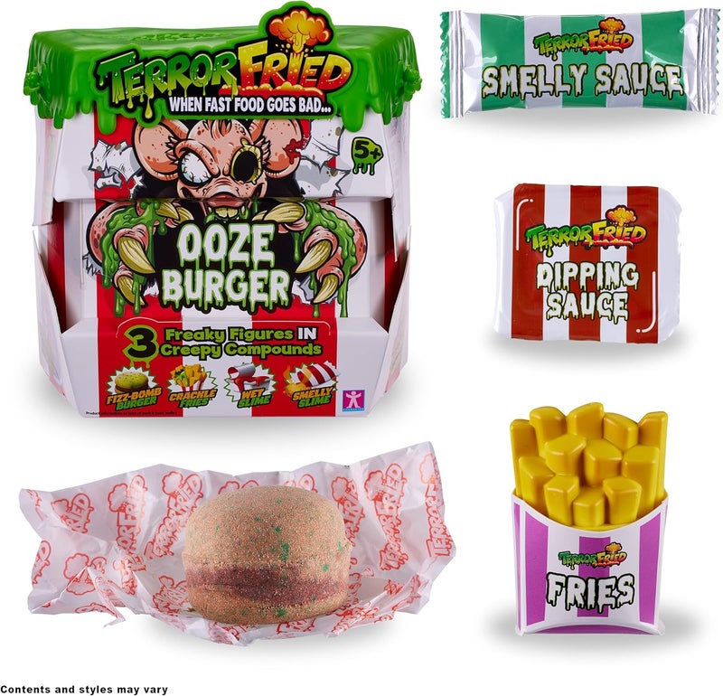 Terror Fried 08092 Ooze Burger, When Fast Food Goes Bad, Gross collectables with Slime, Boys Aged 4-10, Multiple Compound Play, Multicolour - Image 2